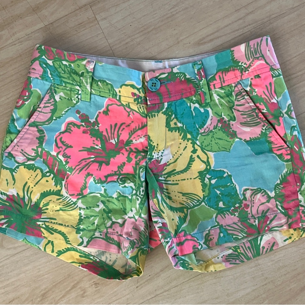 Lilly Pulitzer The Callahan Shorts 0 Floral